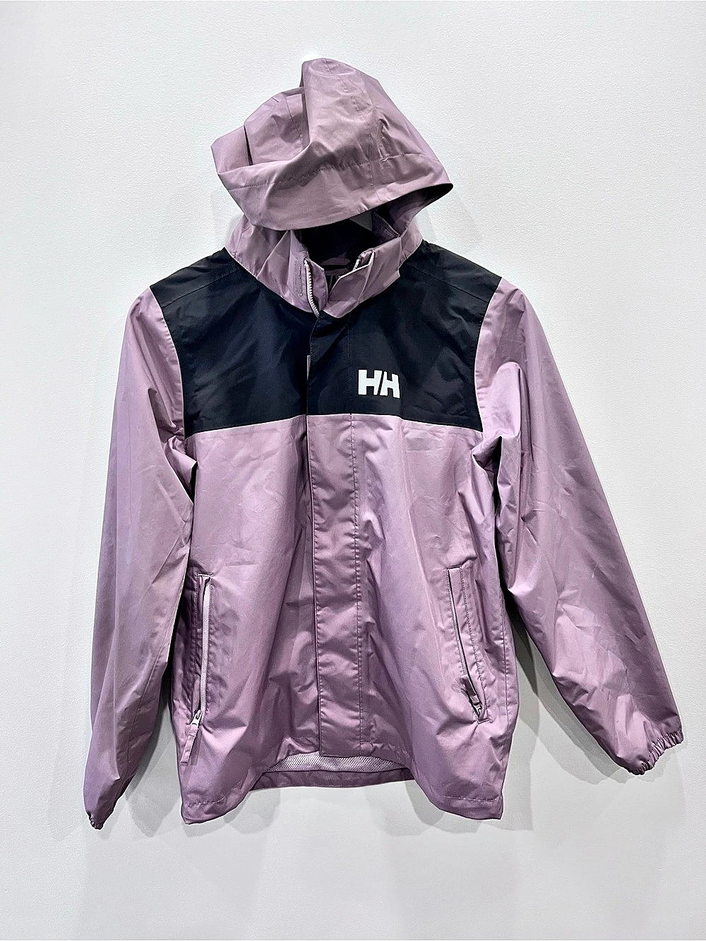 Helly Hansen Junior Shelter Jacket Girls Color Block Rain Jacket Size 14